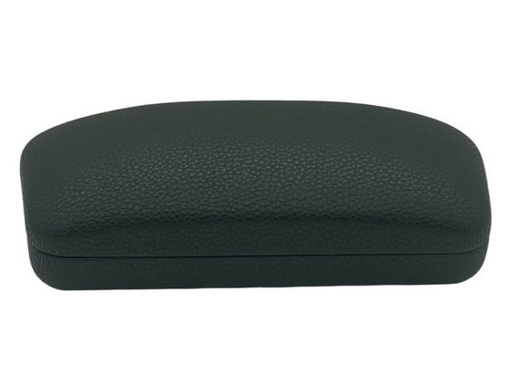 Iron Leather Faux Crocodile Clamshell Glasses Case