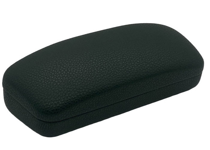 Iron Leather Faux Crocodile Clamshell Glasses Case